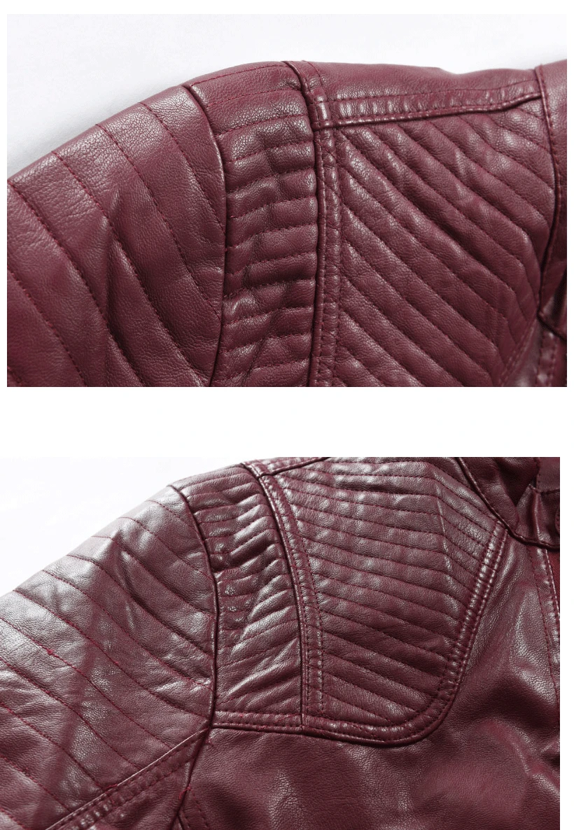 Spring New Style PU Leather MEN'S Leather Coat Autumn& Winter Korean-style Trend Slim Fit PU Leather Jacket