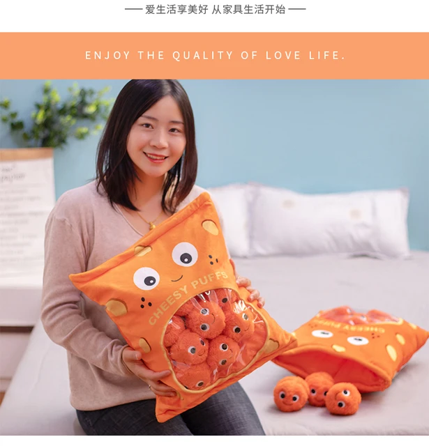 cheesy puffs stuffed toy