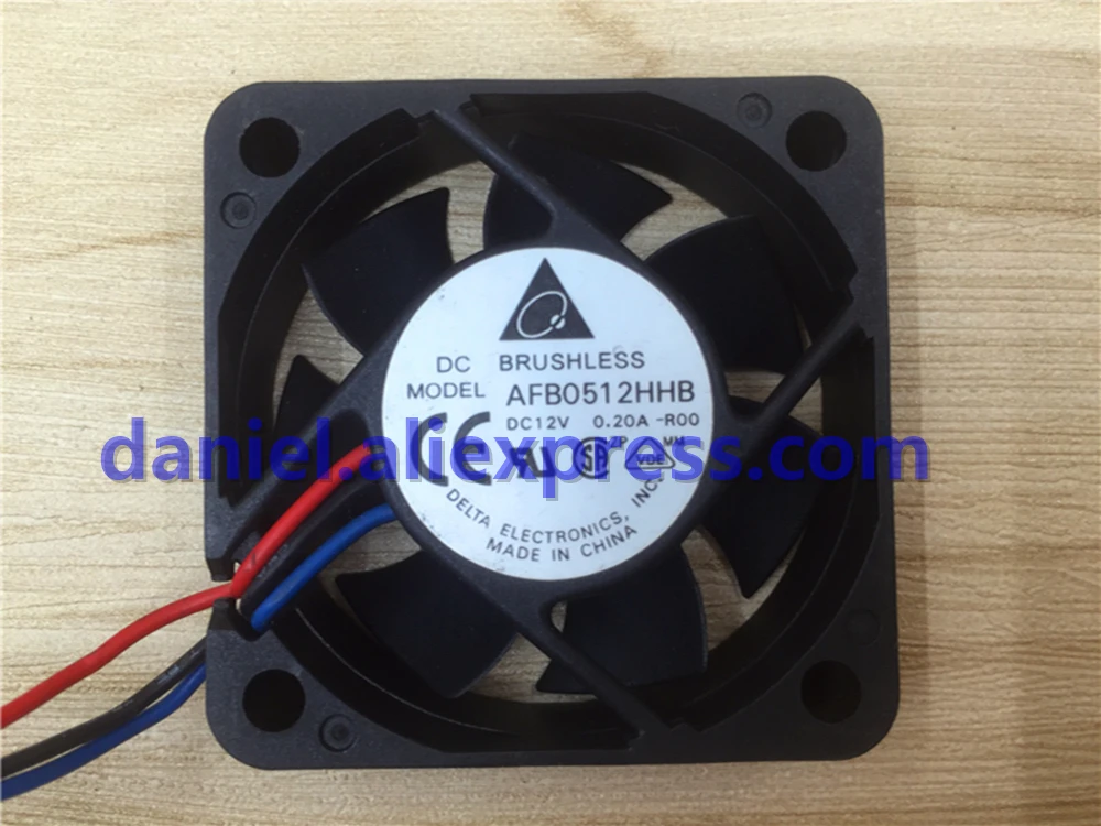 Оригинальный AFB0512HHB 12V 0.2A сервер промышленный компьютер POS касса двойной мяч вентилятор