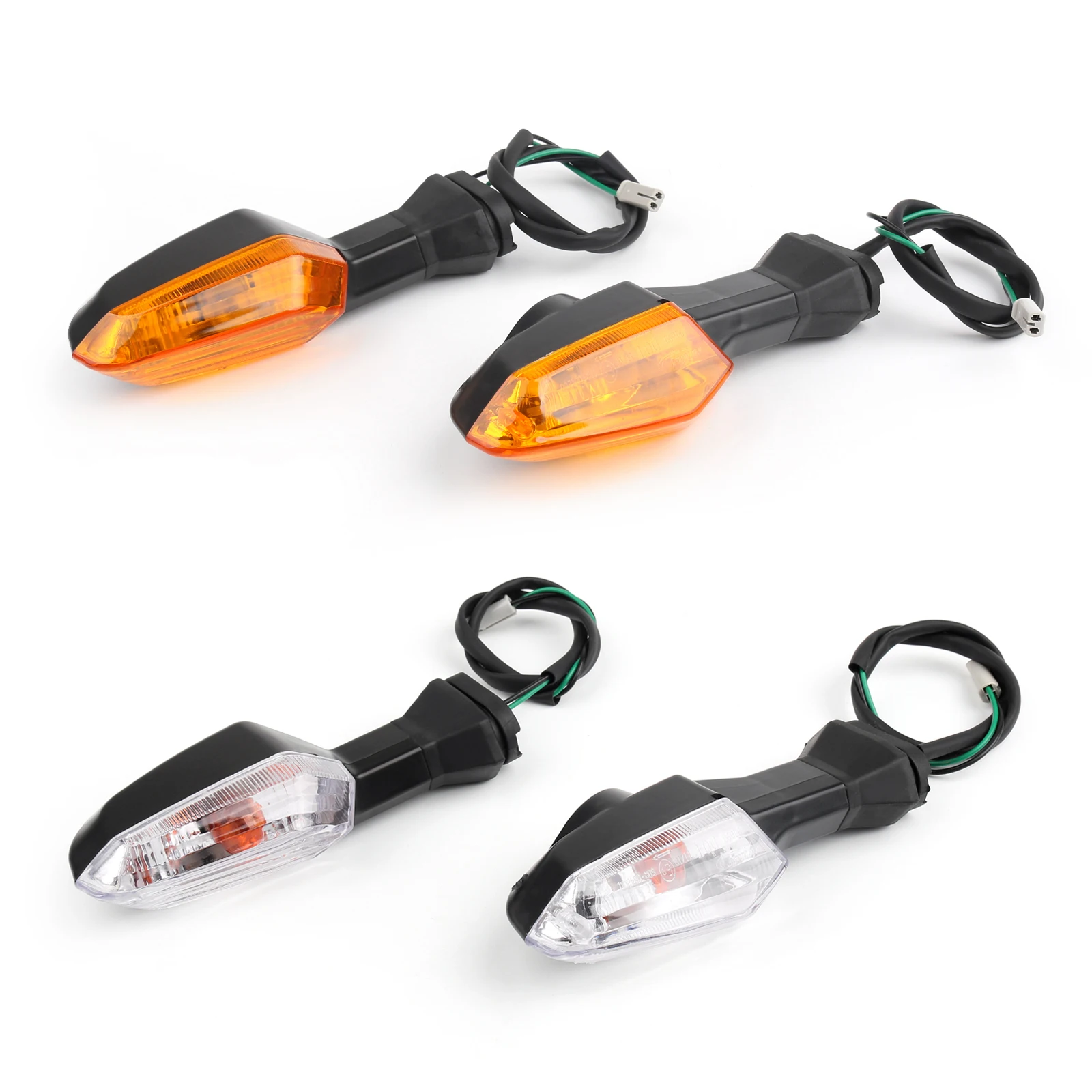 Areyourshop для Kawasaki Z250/Z300/Z750R/Z800/Z1000/ZR-X1200 задние поворотные сигнальные индикаторы освещения мотоцикла