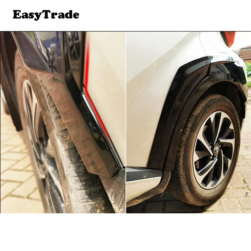 Для Toyota C-HR CHR автомобильный Стайлинг Unpaint переднее и заднее арочное колесо крыло вспышки брови Защитная крышка отделка 6 шт