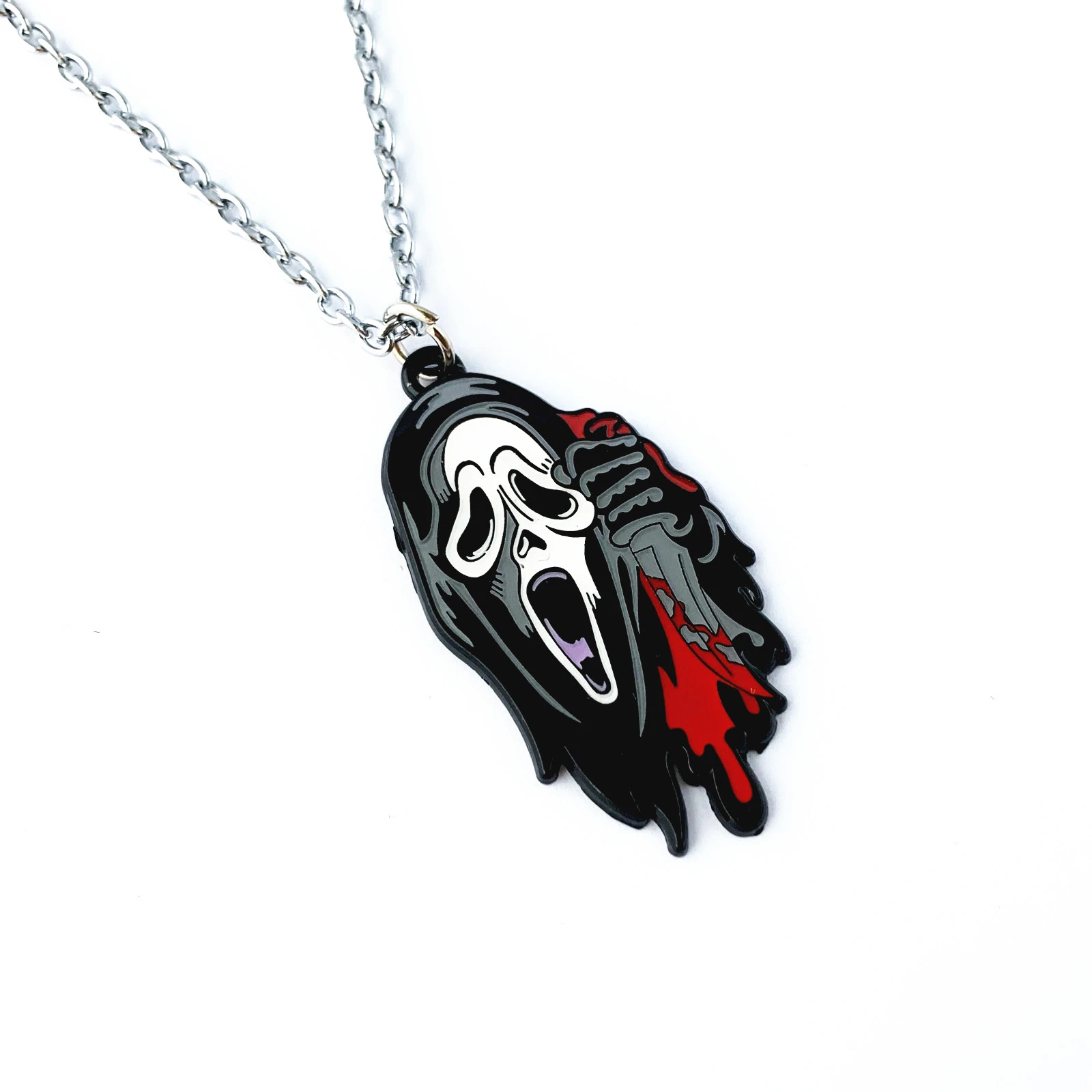 Hæderlig kom sammen kontrast FANTASY UNIVERSE Horror Scream Necklace Original Design Cosplay Quality  Anime Cartoon Jewelry Halloween Pendant Gifts|Pendant Necklaces| -  AliExpress