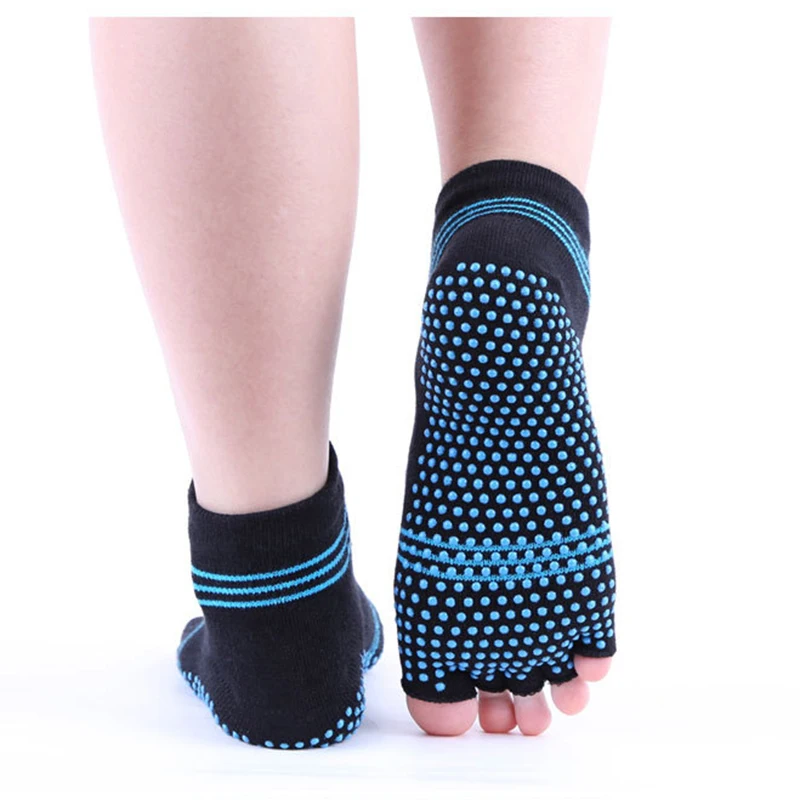 3 пар/лот Женские нескользящие носки для йоги Подходят пилатеса Танцевальная
