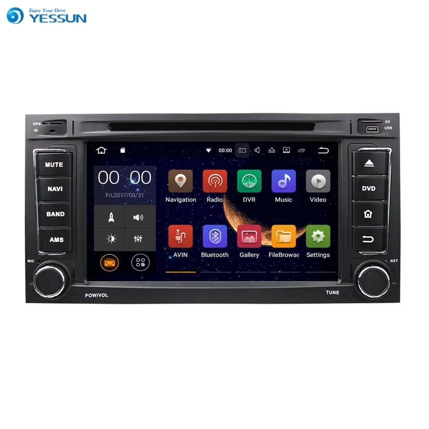 Yessun для VW TOUAREG 2002 ~ 2010 Android мультимедийный плеер система автомобильное радио
