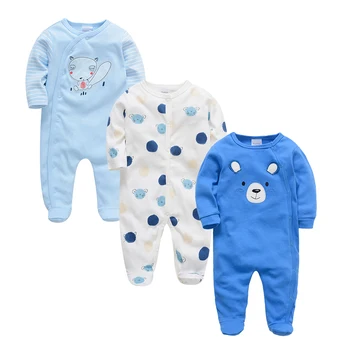 

Honeyzone Infant Soft Sleeper Pijama Bebe Bossa Nova Full Sleeve Fashion Footies Saida De Maternidade Recem Nascido Breathable