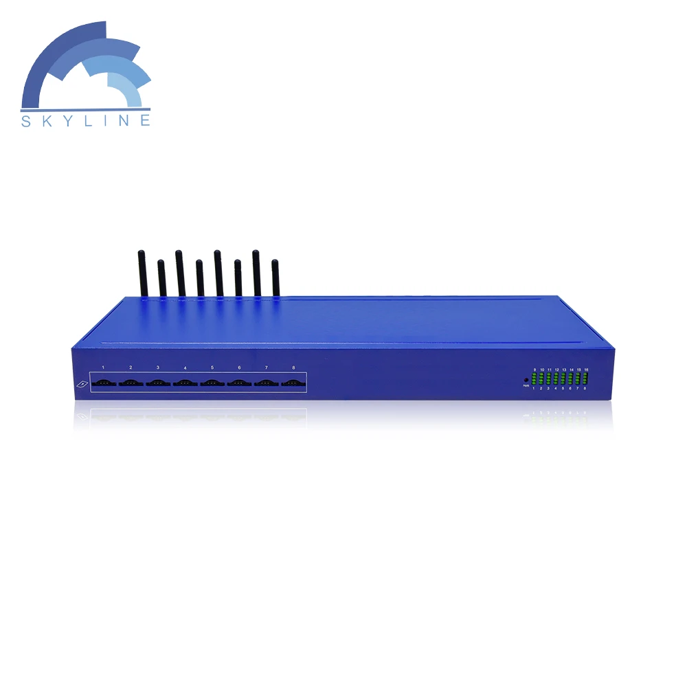 

Голосовой шлюз 4G, 8 sip-портов, умный sms-шлюз