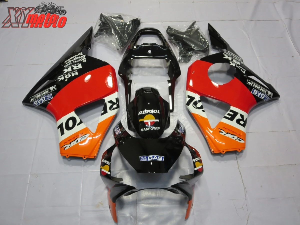 

Motorcycle ABS Fairing Kit For Honda CBR954R 2002-2003 Injection ABS plastic Fairings CBR 954 02-03 Repsol Bodyworks