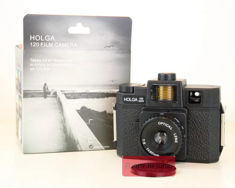 Holga 120 GCFN/GCFN с 120 среднего формата пленочная камера черный Ломо бренд - Цвет: Black