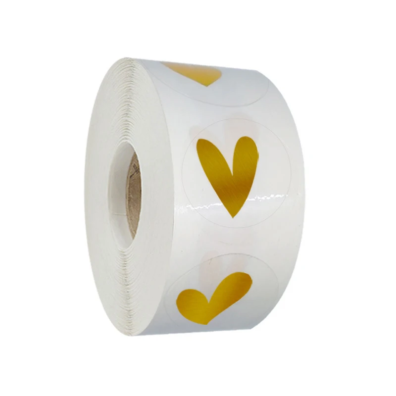 

Горячее тиснение LOVE прозрачная наклейка винный красный рис точка блестящая этикетка День Святого Валентина Подарочный конверт