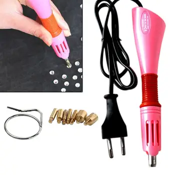 

7-in-1 Iron-on Hotfix Applicator Set Wand Crystal Gem Rhinestone DIY Setter Tool