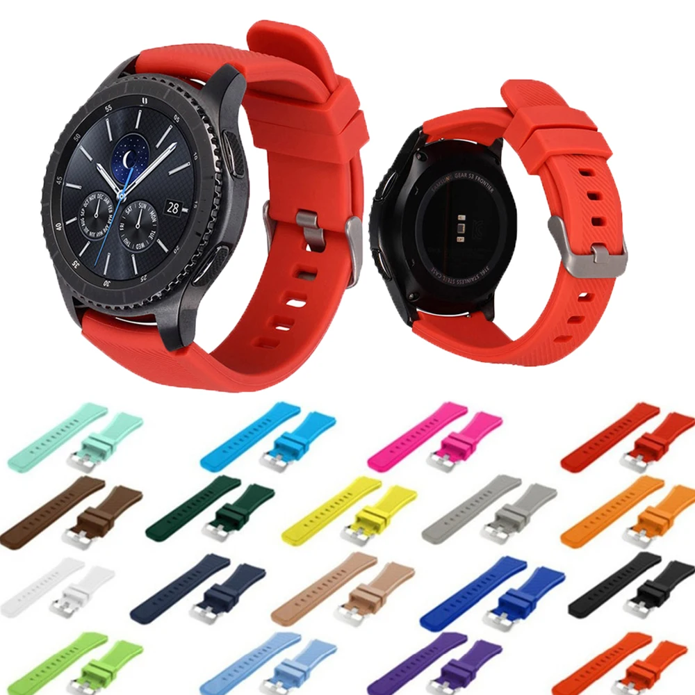 Шестерни S3 Frontier ремешок для samsung Galaxy watch 46/42 мм active/active 2 40/44 мм 20/22 мм ремешок для наручных часов amazfit bip gts/gtr ремешок для часов