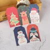 50 Uds. Etiquetas de papel Kraft DIY de Feliz Navidad, etiquetas colgantes de papel para regalo, tarjetas de papel de Santa Claus, suministros de fiesta de navidad ► Foto 2/6