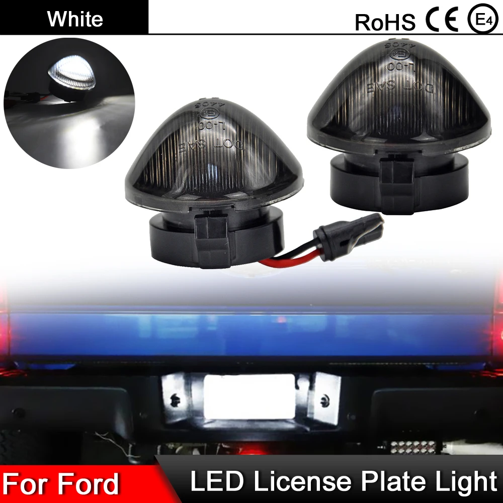1 Paio Per Ford F150 2001-2014 Ranger 2004-2007 Explorer Sport Trac 2007-2010 Luce Targa A Led Bianca Ad Alta Luminosità