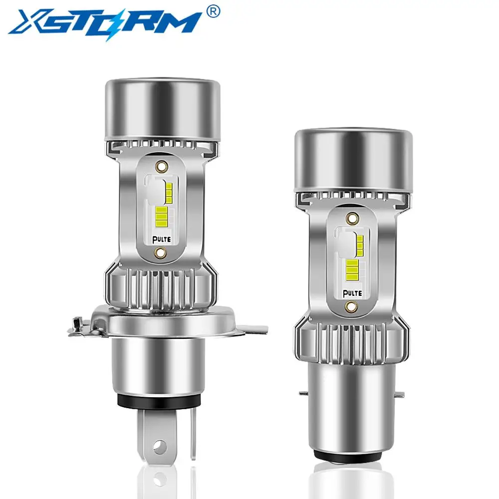 BA20D LED H4 светодиодная фара для мотоцикла лампа 20 Вт CSP супер яркая Hi Lo Мото