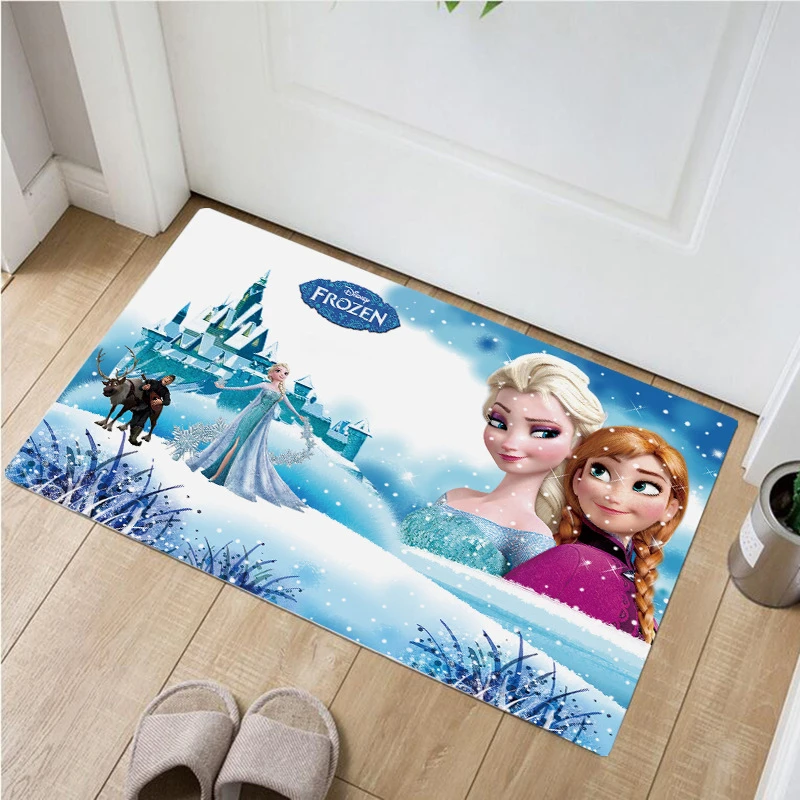 Tapis de cuisine reine des neiges 60x40cm | Tapis de porte d'entrée décoration de la maison, tapis de salon, matelas de chambre à coucher, tapis antidérapant