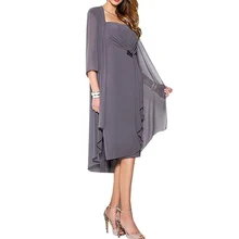 gown with short jacket