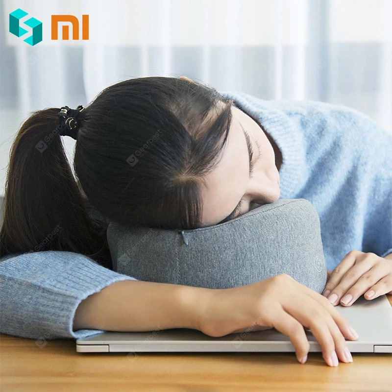 Оригинальные Xiaomi LeFan мягкие удобные u-образные массажные подушки для шеи двойные внутренние подушки для дома и офиса