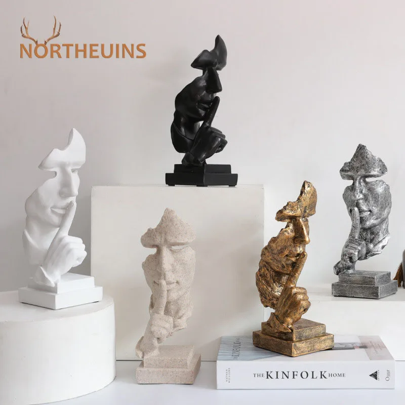 Фигурки NORTHEUINS из смолы 27 см в скандинавском стиле | Дом и сад