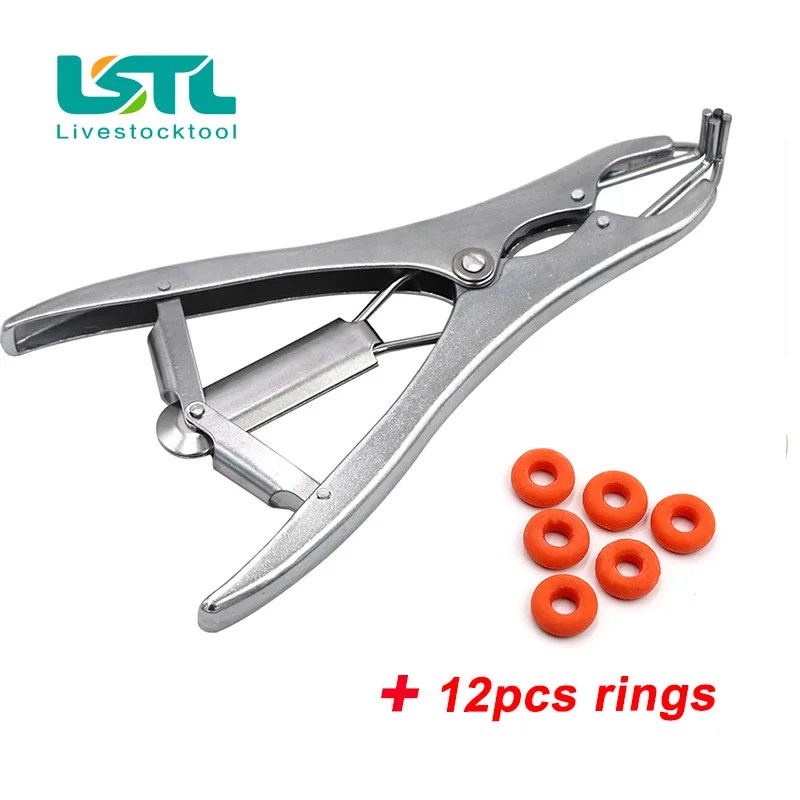Livestock Goat Pig Castration Pliers Elastic Expansion Clamp Castration