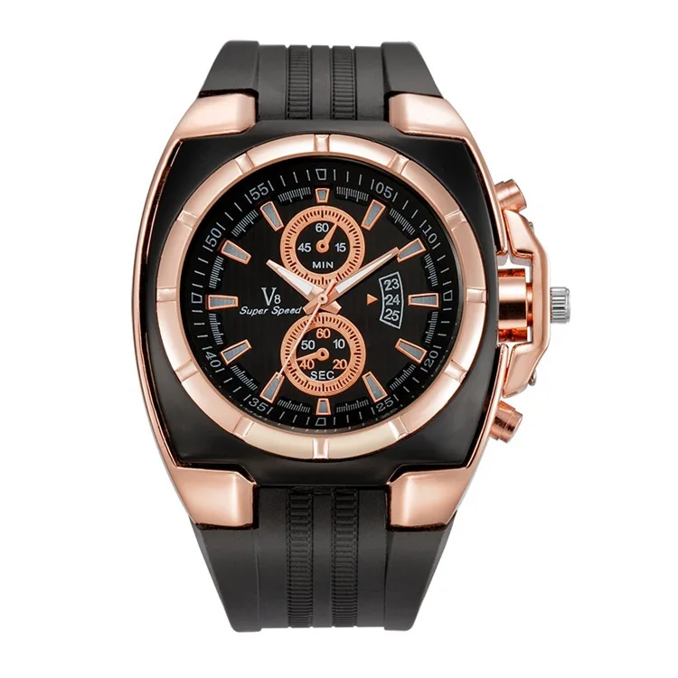 

V8 SILICONE Quartz Watch Student Sports Outdoor BOY