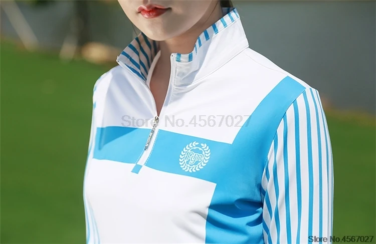 Pgm Golf Женская одежда, ультра-тонкая одежда, топы, юбки, набор, футболка с длинным рукавом+ штаны, женские трикотажные комплекты AA60492