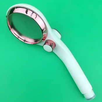 

Hard Plastic Handheld Shower Head Water Adjustable Shower Handle with Switch
