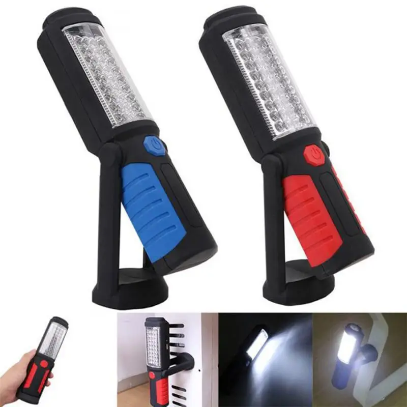 

USB 36 plus 5 LED Work Hand Flashlight Emergency Inspection Torch Light Adhesive Sticky Rechargeable With Hook Portable Lantern