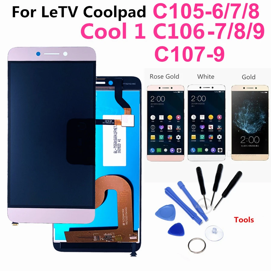 For Cool1 Dual C106 C105 C107-6/7/8/9 Touch Screen Digitizer Assembly Replacement Letv Le LeEco Coolpad Cool 1 lcd | Мобильные