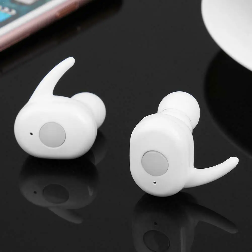 Мини водонепроницаемые наушники, беспроводные наушники-вкладыши Bluetooth 5,0, спортивные стерео наушники, гарнитура с зарядным устройством 400 мАч