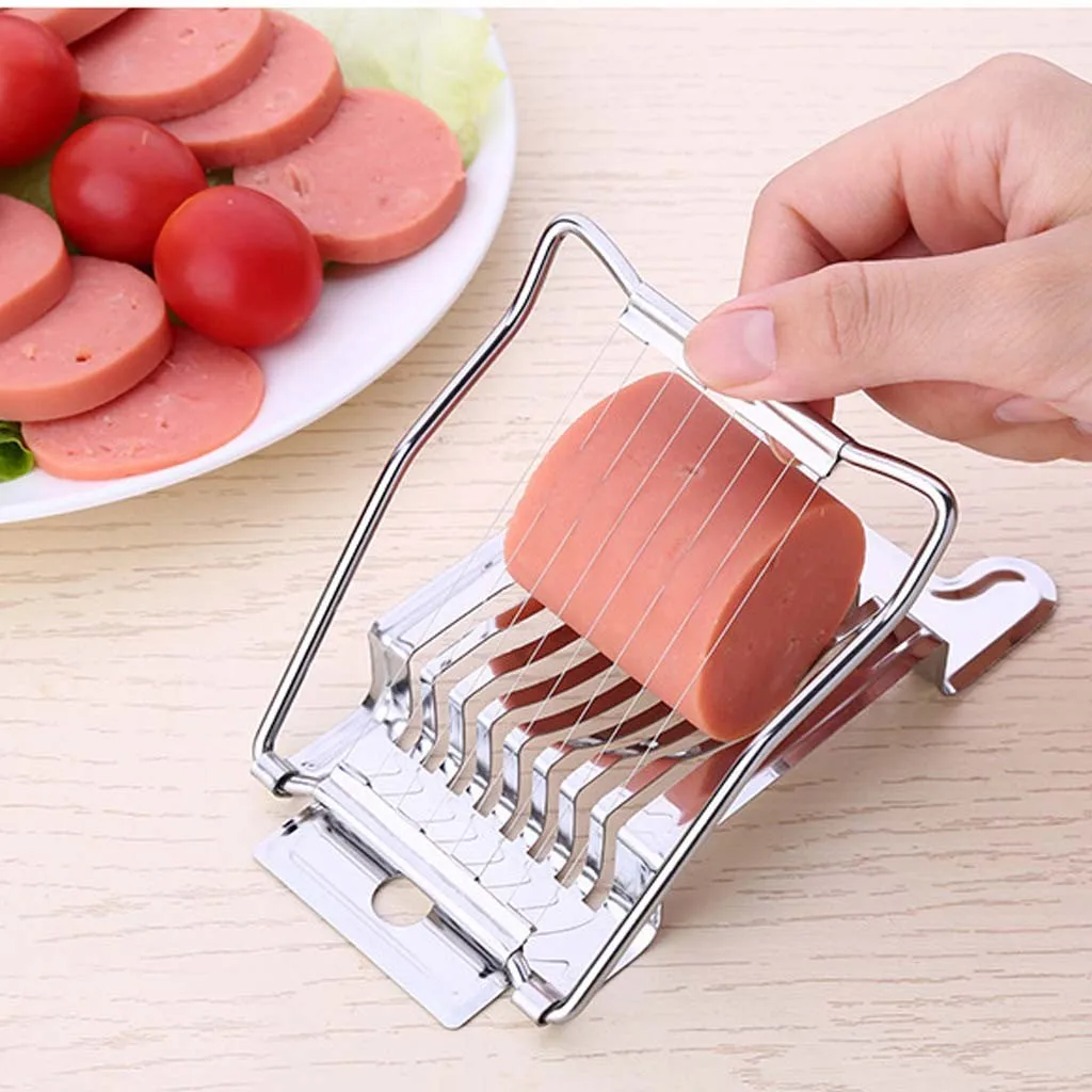 Stainless Steel Wire Egg Slicer Multipurpose Kitchen Restaurant Boiled Egg Slicers Sectione Cutter Kitchen Gadget Tools