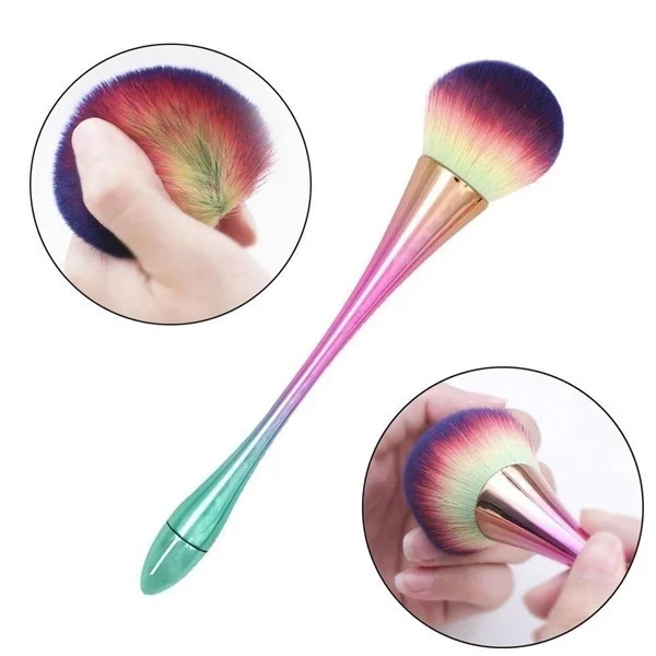 1 шт. мягкий очиститель для ногтей щетка чистки акриловая УФ гель удаление