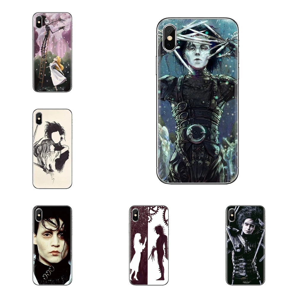 

For Xiaomi Mi6 Mi 6 A1 Max Mix 2 5X 6X Redmi Note 5 5A 4X 4A A4 4 3 Plus Pro Soft Transparent Bag Case Edward Scissorhands Movie