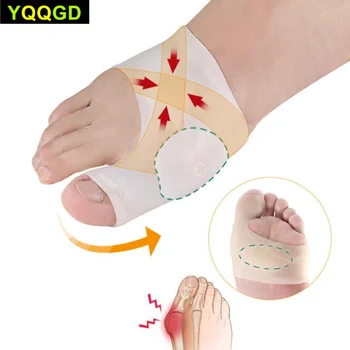 

1Pair Toe Bunion Straightener Corrector, Gel Socks Hallux Valgus Bunion Corrector and Relief Sleeve Cushions