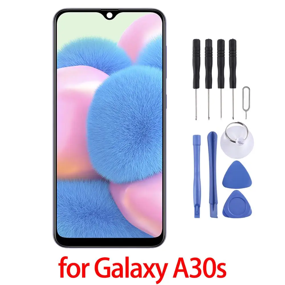 

6.4'' Display For Samsung galaxy A30 LCD Touch Screen Digitizer Assembly For Samsung A30 lcd Original Super AMOLED Material