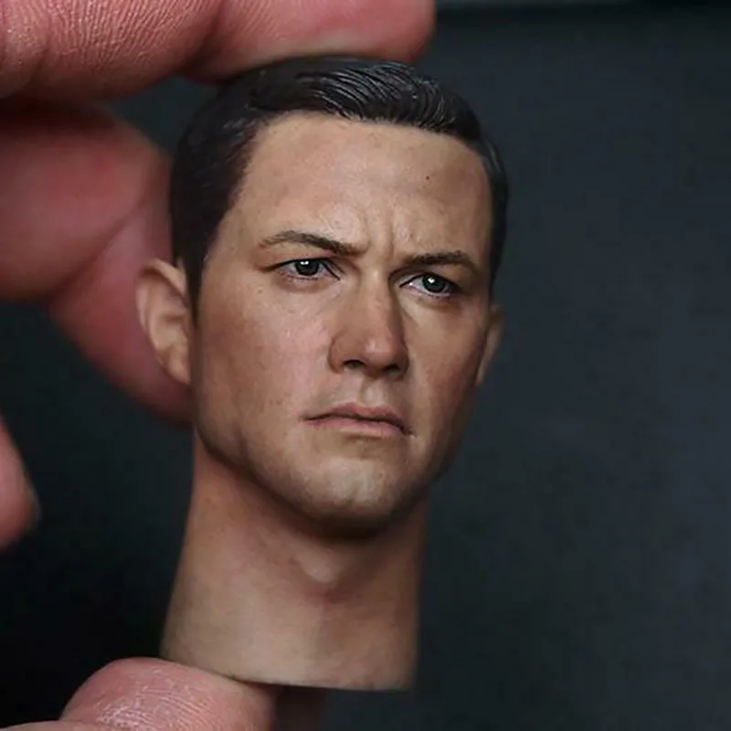 Figura de acción de Robin Joseph gordon levitt, cabeza esculpida de PVC,  modelo tallado de cabeza de soldado masculino, cuerpo de 12 