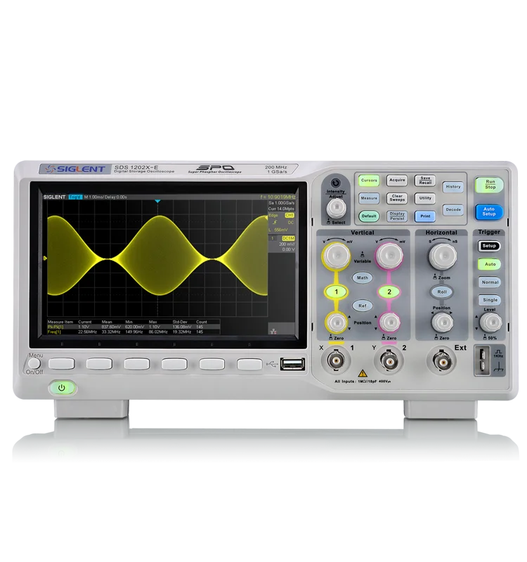 SIGLENT SDS1202X-E DSO 2 Channels digital oscilloscope 200MHz oscilloscopes | Обустройство дома