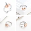 Cremation Jewelry Ring for Ashes Adjustable Cute Cat Urn Rings Holder for Pet Ashes Cremation Urn Keepsake Memorial Ring 5