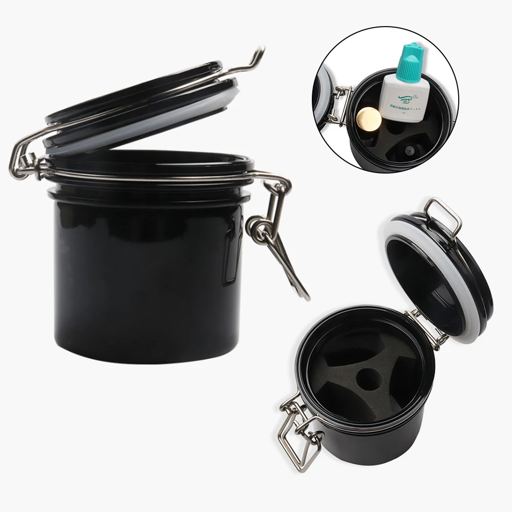 

Eyelash Glue Storage Tank Eyelashes Extension Individual Adhesive Stand Activated Sealed Storage Jar Container Makeup Tools
