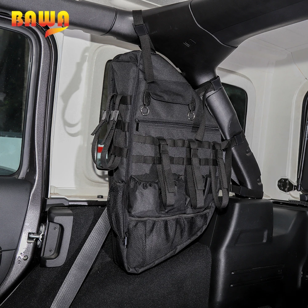 BAWA сумка для багажника для Wrangler JL Боковая дверь анти-ролл сумка для хранения для Jeep Wrangler JL+ запчасти для салона автомобиля