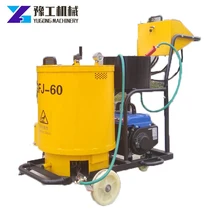 60L100L большой емкости Затирочная машина ручной толчок типа асфальта цемента поверхности трещины чеканка машина с высокой эффективностью