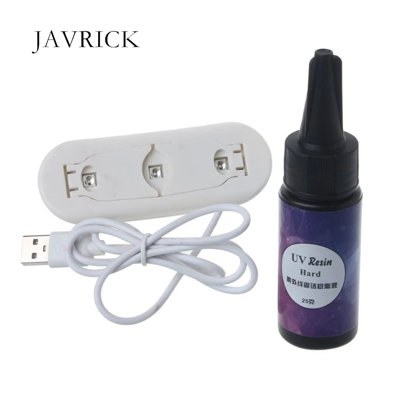 

25 g LED UV Resin & 6 W UV LED Lamp Dryer Kit Resin Mold Hard Craft DIY Accessories Jewelry Making Tools