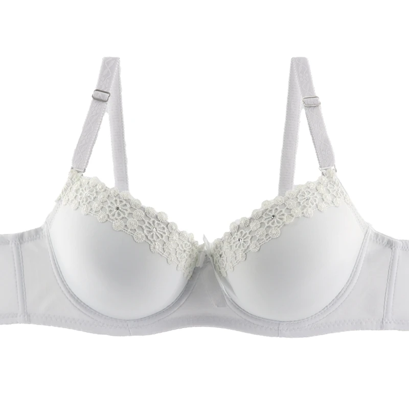 Beauwear C D DD бюстгальтеры для женщин бюстгальтер большого размера без подкладки пуш-ап на косточках без косточек кружевное нижнее белье сексуальное нижнее белье - Цвет: White