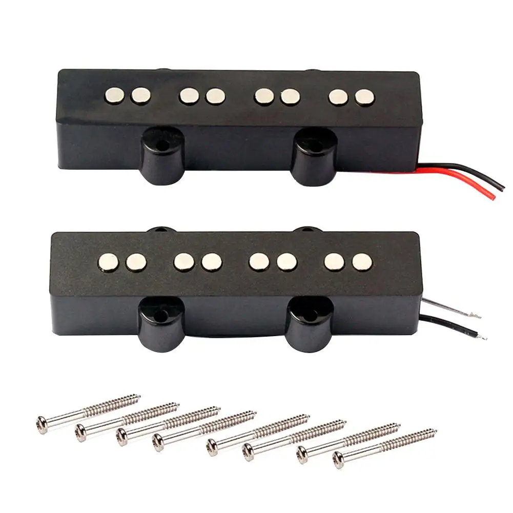 

Electric Bass Parts Pickup 4 String Noise-free Open Open-ended Sound Clean High for Musical Instrument Parts 95x24x19mm