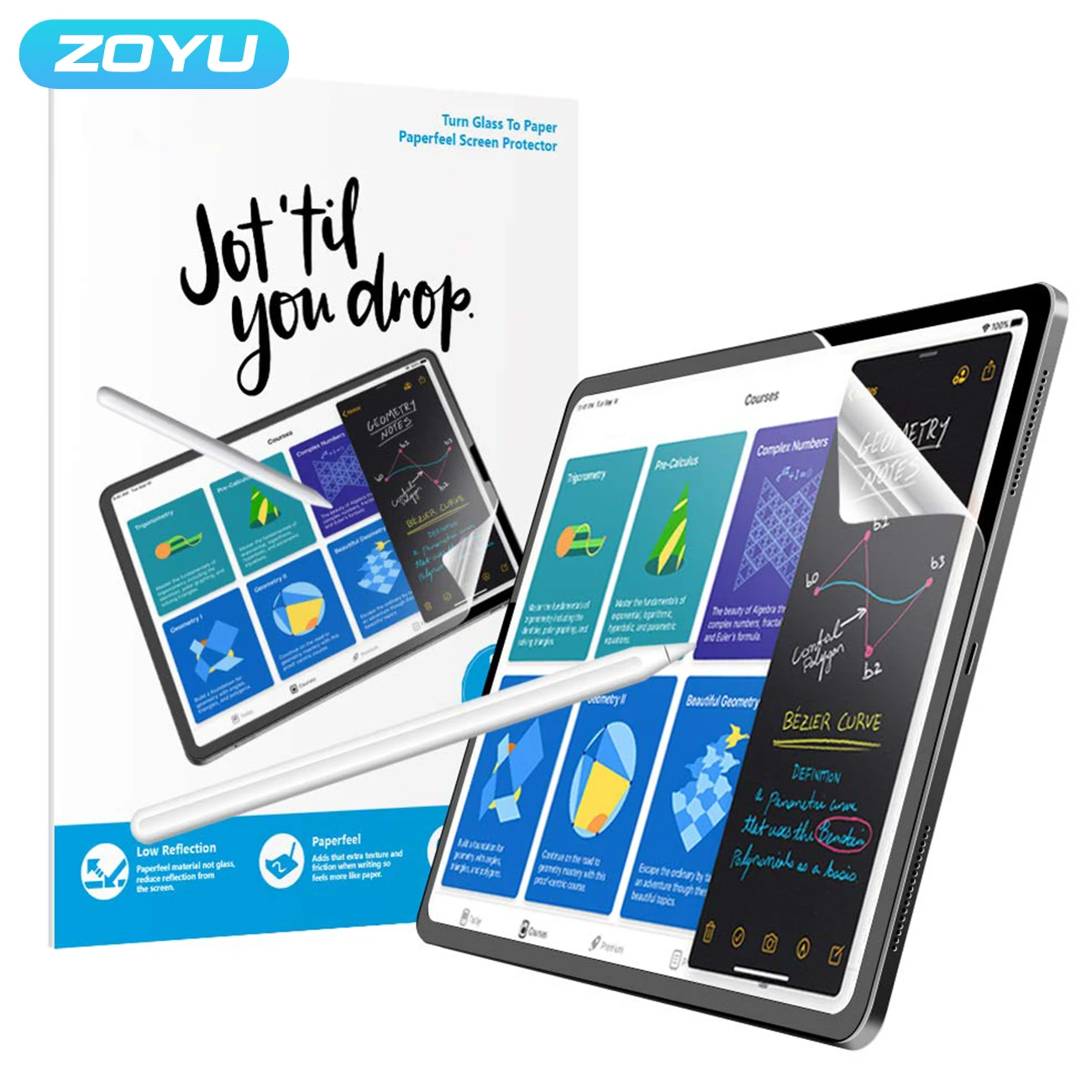 Like Paper Screen Protector For iPad Pro 11 2021 12.9 12 9 for iPad