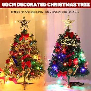 

Artificial Christmas Tree Led Multicolor Lights Holiday Window Decorations Set Christmas Decorations For Home Navidad @48