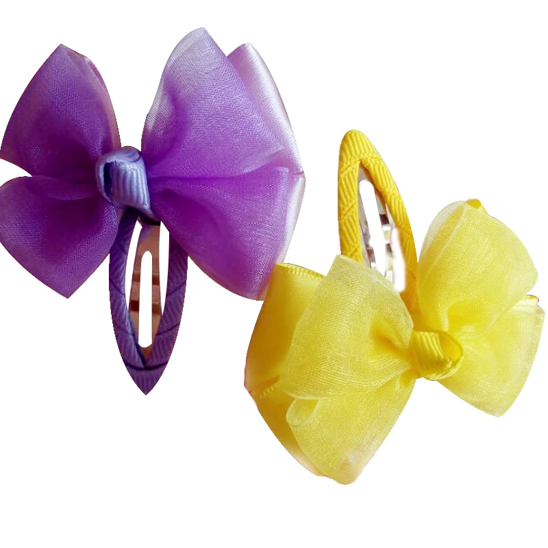 

Navy Blue yarn gift children kids girls hair accessories clip hairpins barrettes headwear bow Retail Boutique wholesale