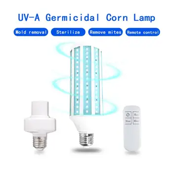

3Types 60W UV Lamp Germicidal Disinfection UVC CFL Ozone LED Light Bulb Ultraviolet Sterilizer Kill Mite Home Lanmp