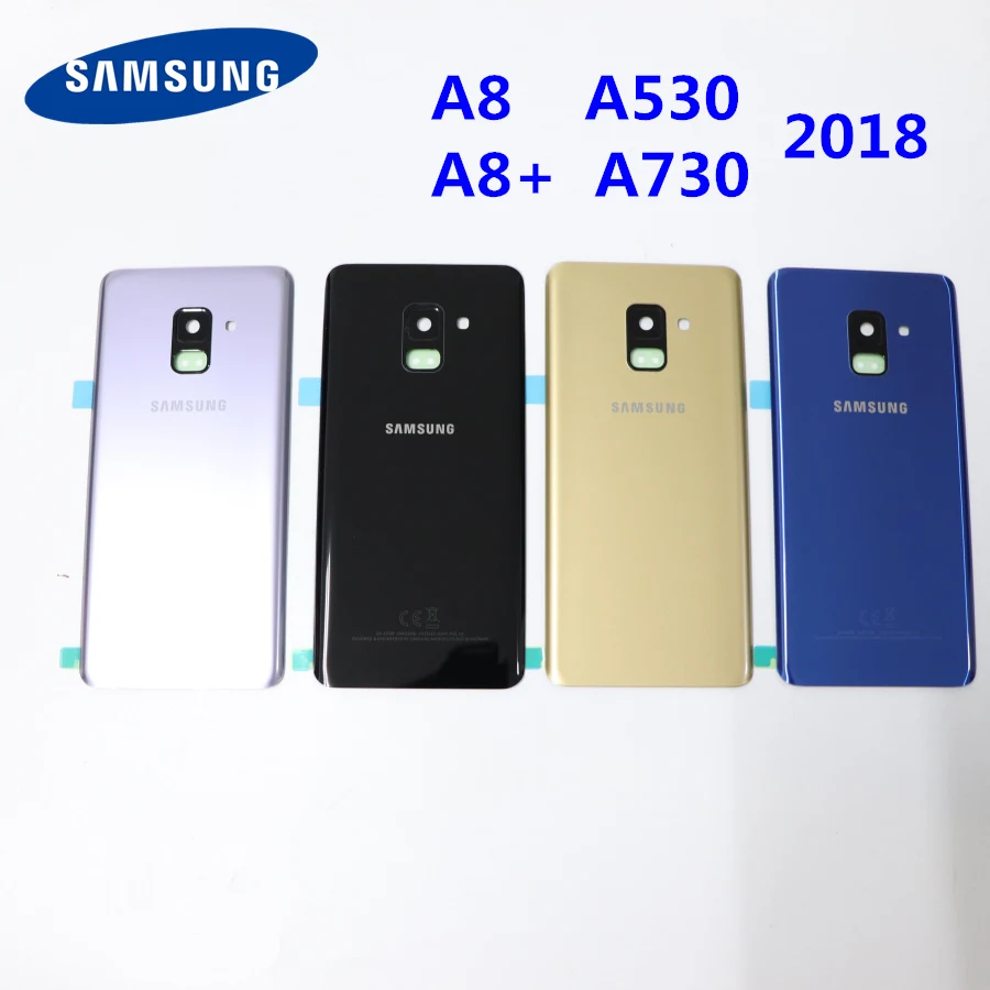 Задняя стеклянная крышка батарейного отсека для SAMSUNG Galaxy A8 A530 A530F plus A730 задняя