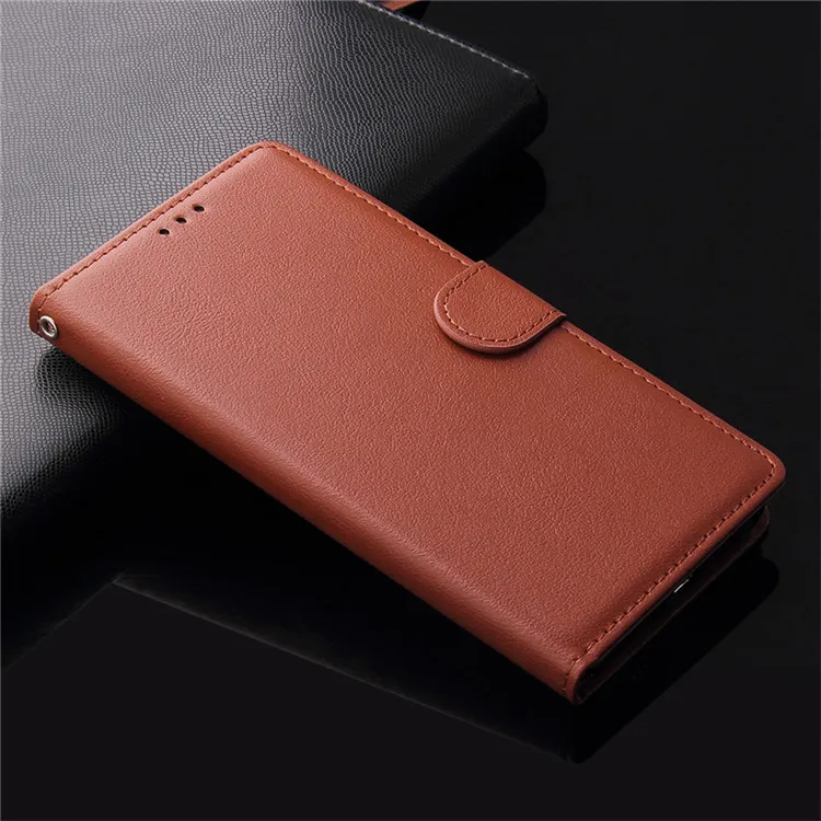 Brown Чехол-книжка с бумажником для iPhone 11 Pro Max XR Роскошный чехол из искусственной кожи чехол с отделениями для карт для iPhone XR XS Max X 8 7 Чехол - Цвет: Brown