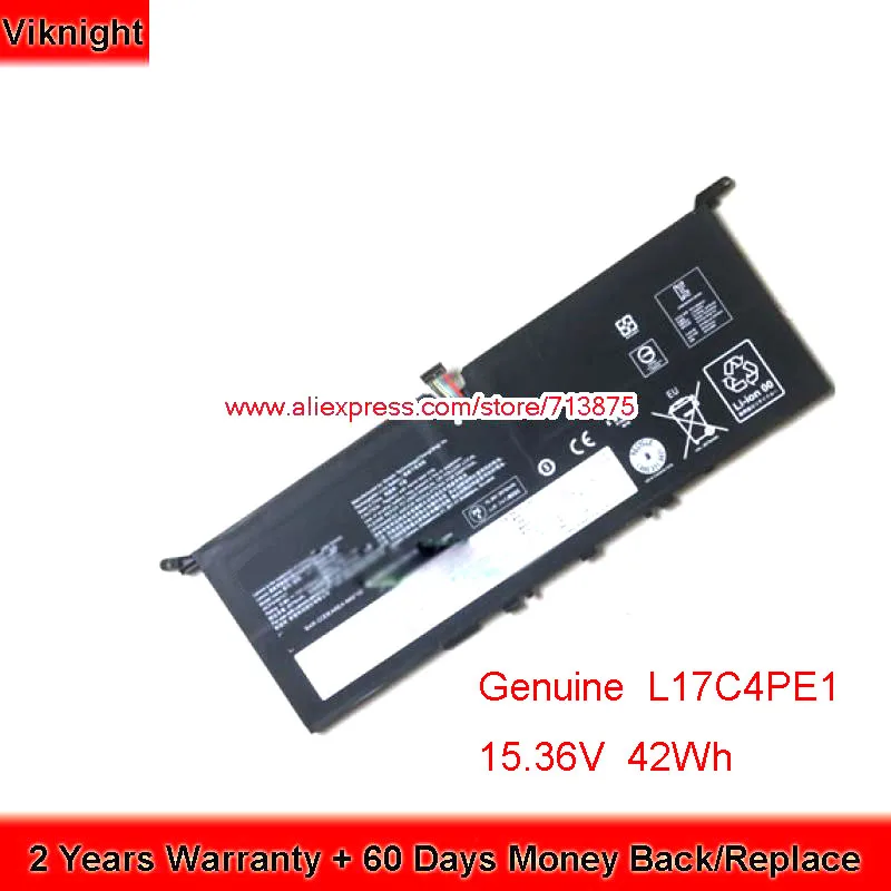 Оригинальный аккумулятор 15 36 V 42Wh L17C4PE1 5B10R32748 для Lenovo Yoga S730 13 Series|Аккумуляторы